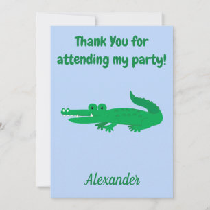 Thank You Alligator Card