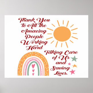 Thank You Amazing People Poster