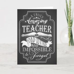 Thank you amazing teacher card appreciation week