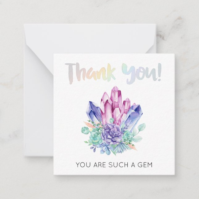 *~  THANK YOU AP62 Kindness Mini Note Card (Front)