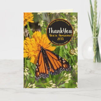 Thank You Appreciation Acknowledgement Awards Card