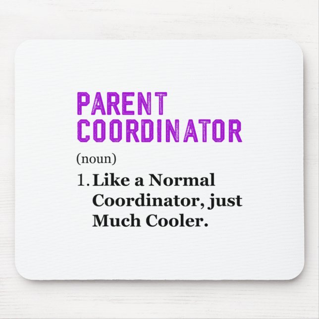 Thank You Appreciation Day Parent Coordinator  Mouse Pad (Front)