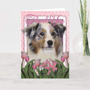 Thank You - Australian Shepherd Card