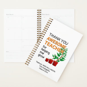 Thank You AWESOME TEACHER Planner