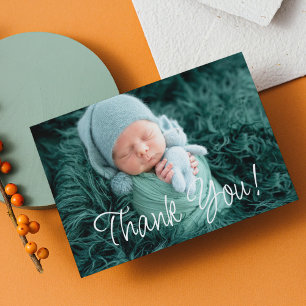 Thank You Baby Gift Modern Newborn Baby Shower Card