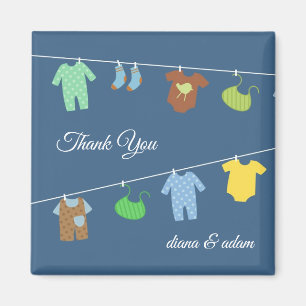 Thank You Baby Shower Magnet