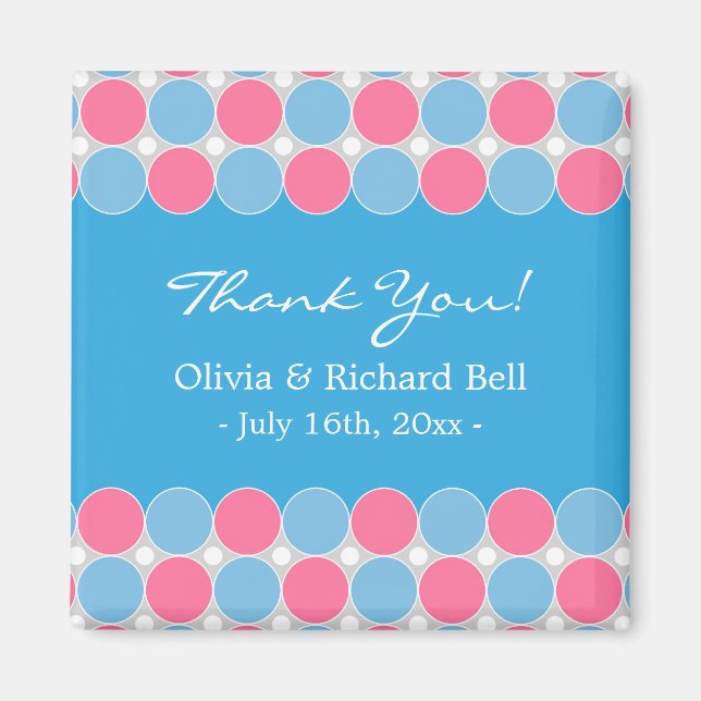 Thank You Baby Shower Magnet (Front)