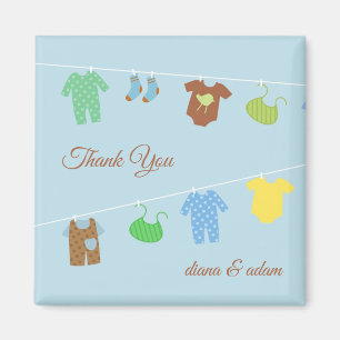 Thank You Baby Shower Magnet