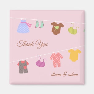 Thank You Baby Shower Magnet