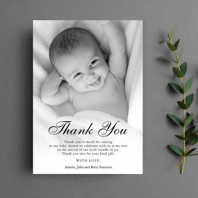 Thank You Baby Shower Personalised Photo Custom (Creator Uploaded)