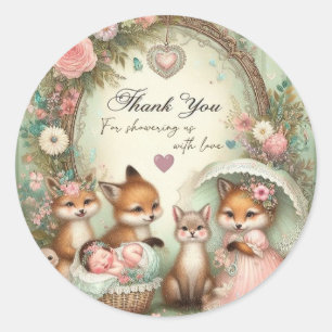 Thank You baby Shower Stickers