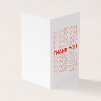 Thank You Bag Thank You Card