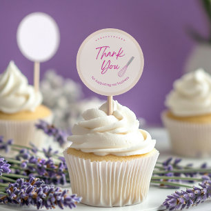 Thank you bakery business  square sticker