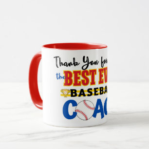 Thank You Baseball Coach Mug