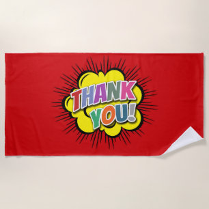 Thank You Beach Towel