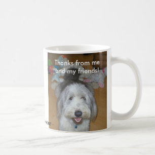 Thank you Bearded Collie Mug