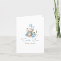 Thank You Beary Much Bear Baby Shower
