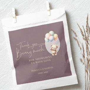 Thank You Beary Much, Bearly Wait Baby Shower Favour Bag