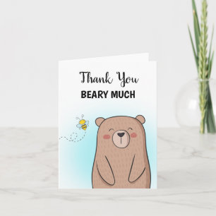 Thank You Beary Much Card