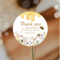 Thank You Bee One Cute Baby Shower Girl Birthday