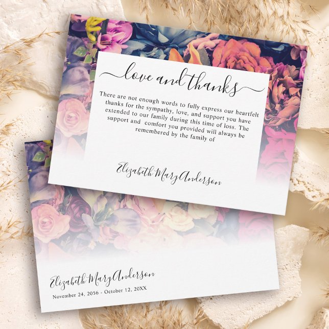 Thank You Bereavement Moody Floral Memorial (Creator Uploaded)