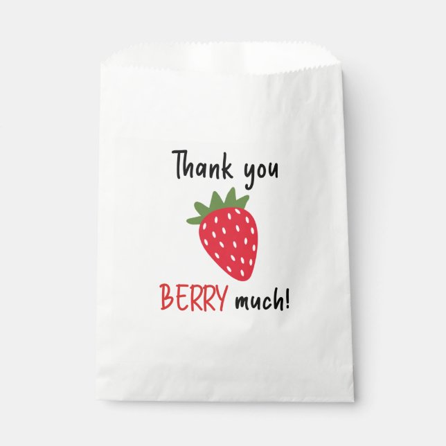 Thank You Berry Much Favour Bag (Front)