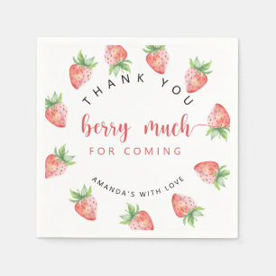 Thank you berry much  napkin