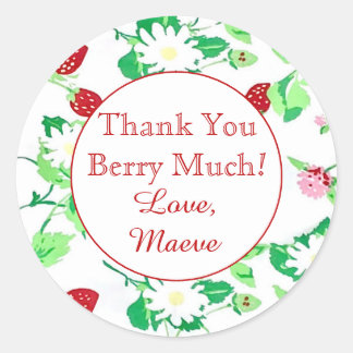 Thank You Berry Much Sticker