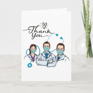 Thank you best doctor medical team appreciation card