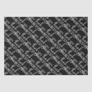 Thank You Best Man Tissue Paper