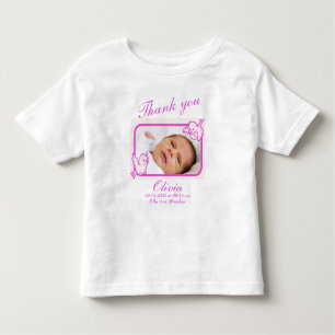Thank you Birth Announcement photo Toddler T-Shirt