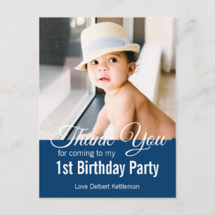 Thank You Birthday Boy Postcard