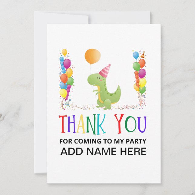 Thank You Birthday Card (Front)