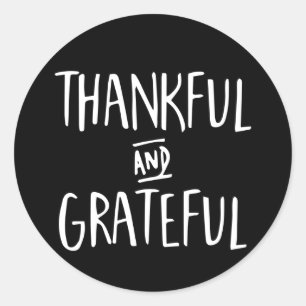 Thank You Black And White Wedding / Party Classic Round Sticker