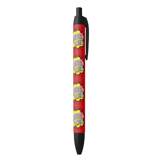 Thank You Black Ink Pen (Bottom (Vertical))