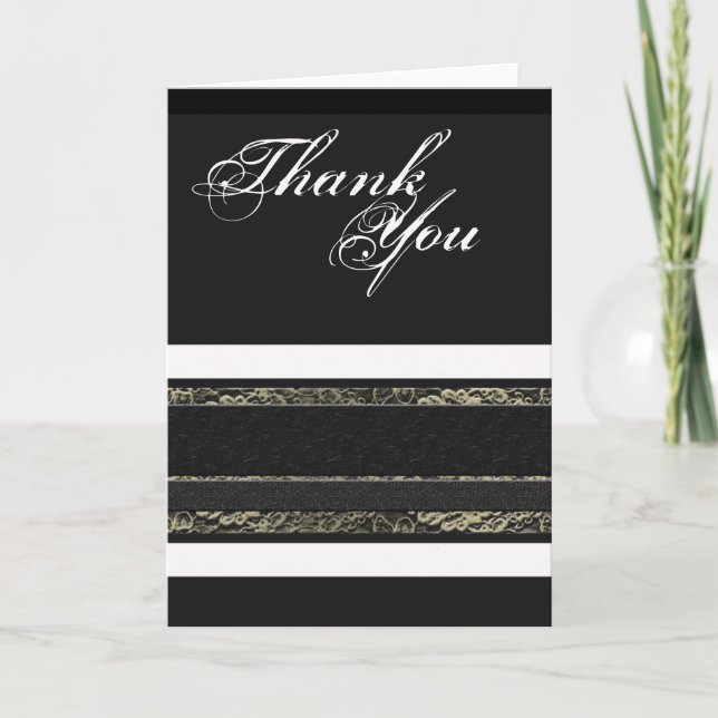Thank you black white formal (Front)