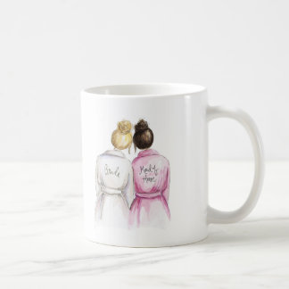 Thank You Blonde Bun Bride Dk Br Bun Maid Coffee Mug