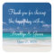 Thank You Blue Beach Wedding Stickers