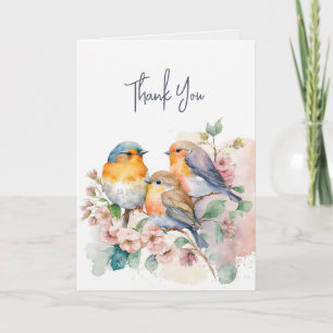 Thank You Bluebirds Card