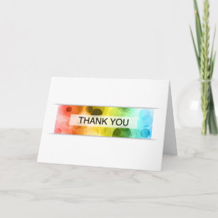 thank you (bokeh) card