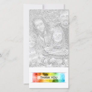 thank you (bokeh) card