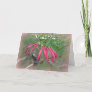 Thank You Bookmark Flower Card