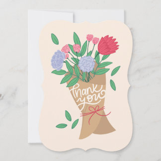 Thank You Bouquet Card
