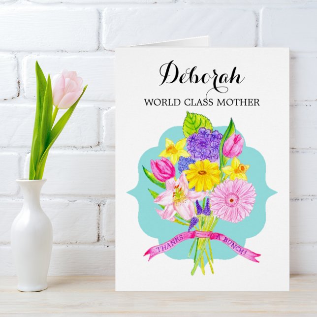 Thank You Bouquet Mother's Day Card (Creator Uploaded)