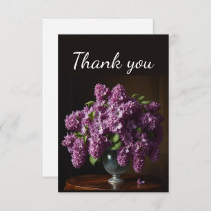 Thank You Bouquet Spring Flowers Lilac Mauve 