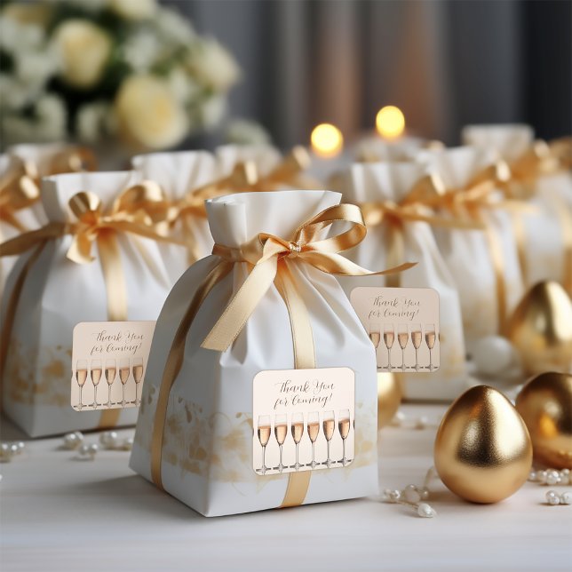Thank You Bridal Shower Wedding Favour Sticker (Creator Uploaded)