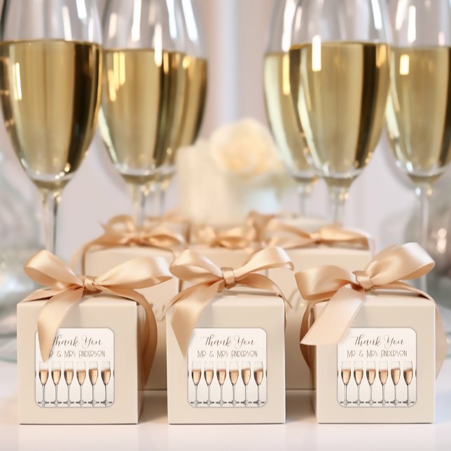 Thank You Bridal Shower Wedding Favour Sticker (Creator Uploaded)