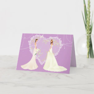 Thank You Bridesmaid Wedding Card