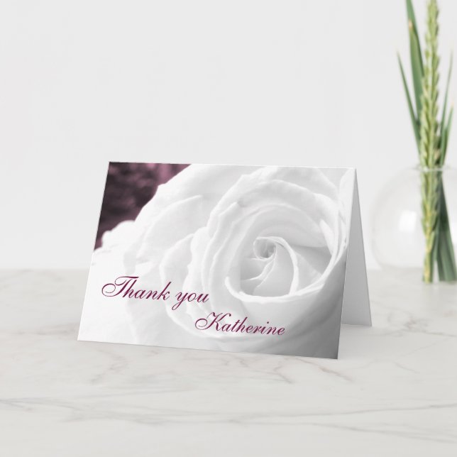 THANK YOU Bridesmaids, etc Card (Front)