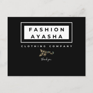 Thank you Business Brand Cards